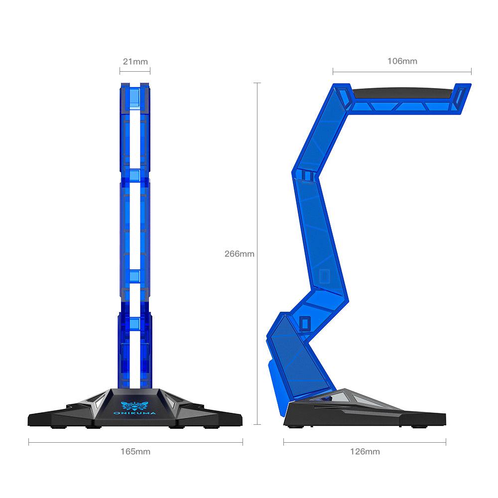 Soporte para auriculares para juegos ONIKUMA ST-3 de acrílico montado en la cabeza - Imagen 7
