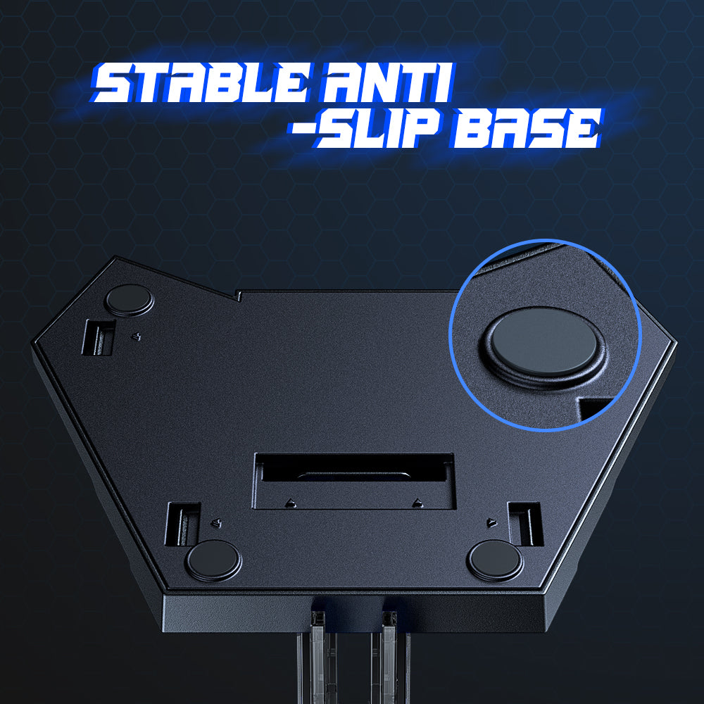 Soporte para auriculares para juegos ONIKUMA ST-3 de acrílico montado en la cabeza - Imagen 20