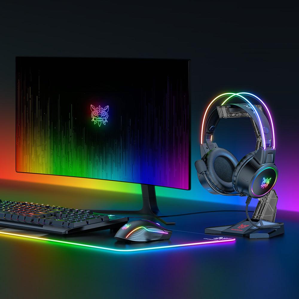 Soporte para auriculares para juegos ONIKUMA ST-3 de acrílico montado en la cabeza - Imagen 22