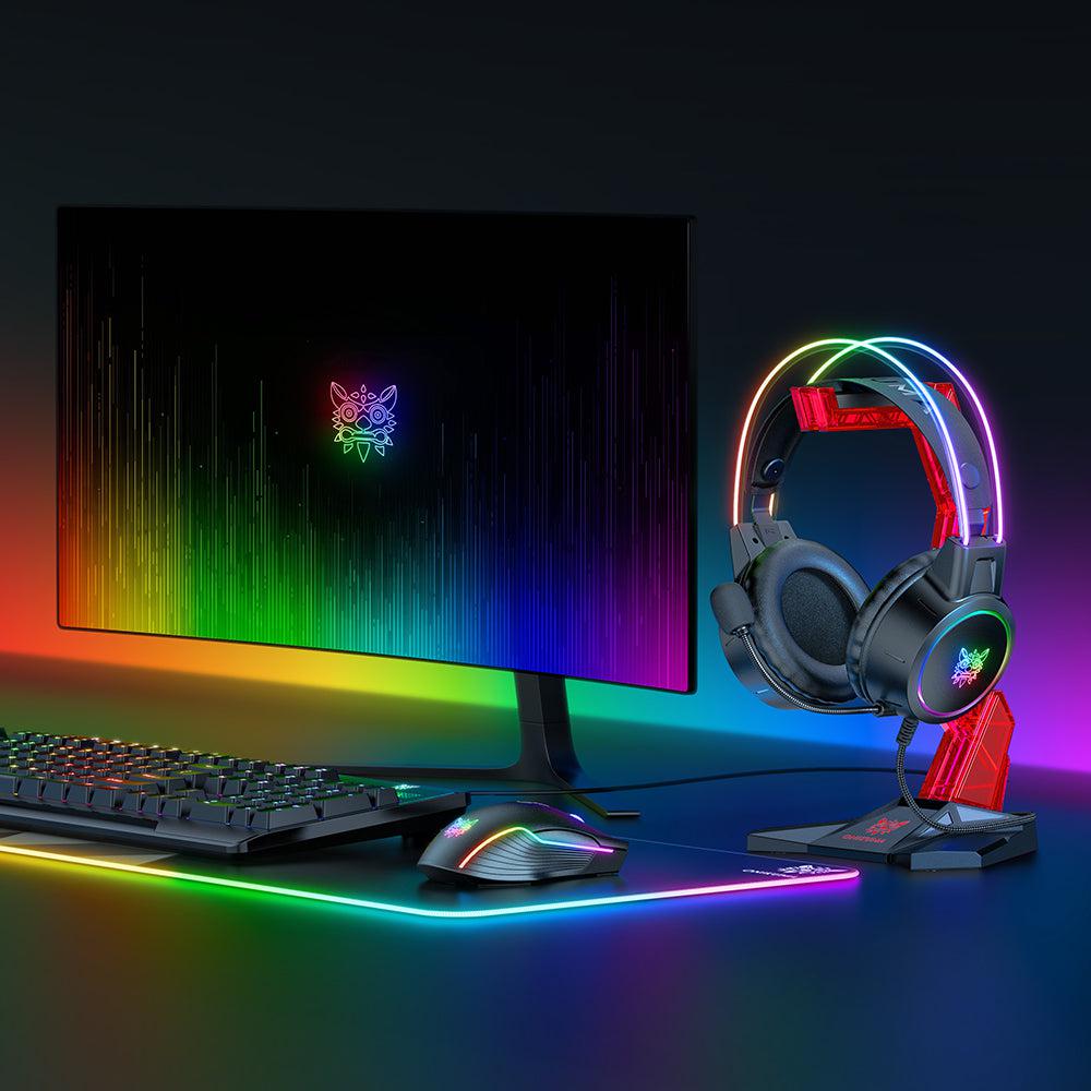 Soporte para auriculares para juegos ONIKUMA ST-3 de acrílico montado en la cabeza - Imagen 28