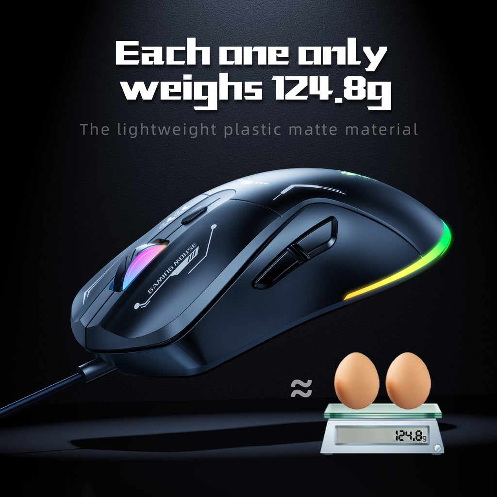 ONIKUMA TZ5006 Juego combinado de juegos 5 en 1: mouse/teclado/auriculares/soporte para audífonos/alfombrilla para mouse - Imagen 3